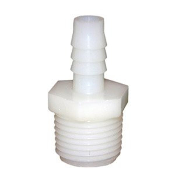 Male Adapter, 3/8 in, Barb x MNPT, Nylon