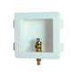 PEX Crimp Zero Lead Ice Maker Outlet Box, 1/2 in, Crimp, Brass