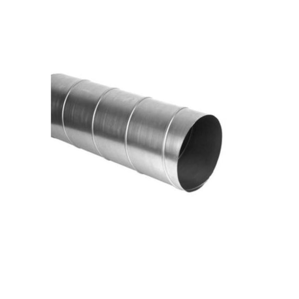 Spiral Vent Pipe, 12 in, 120 in L, 26 ga, Steel