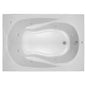 Plus A 60" x 42" Whirlpool Bathtub with 8 Hydro Jets and EasyCare Acrylic - Drop In Installation