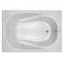 Plus A 60" x 42" Whirlpool Bathtub with 8 Hydro Jets and EasyCare Acrylic - Drop In Installation