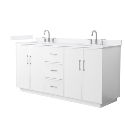 Elan Double Bathroom Vanity with Toe Kick - 72W x 35H x 22D