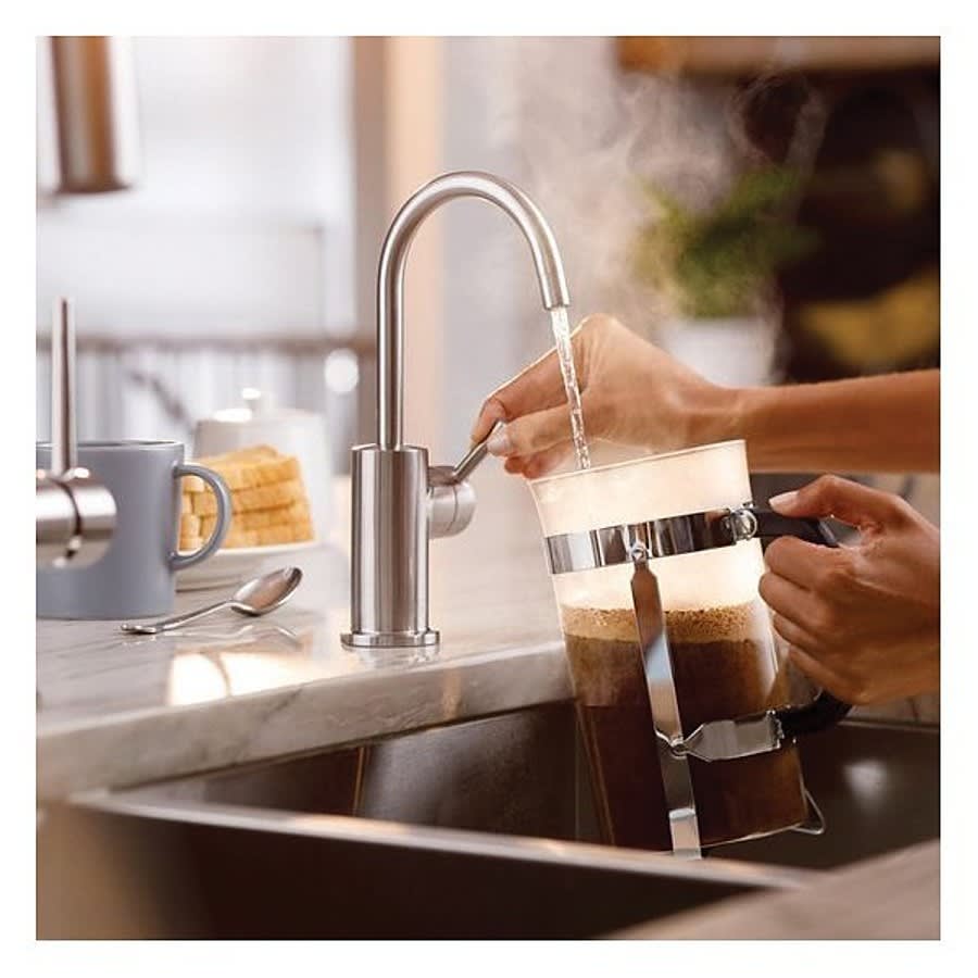 Modern Water Dispenser, Lever Handle, Polished Chrome