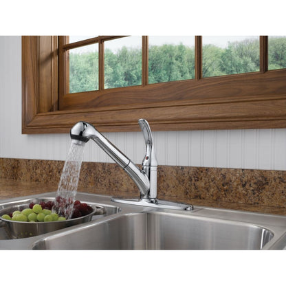 Foundations Core-B Pull-Out Kitchen Faucet with Optional Base Plate - Includes Lifetime Warranty