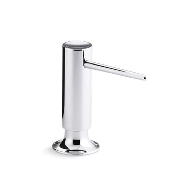 Soap Dispenser, Deck Mount, Polished Chrome