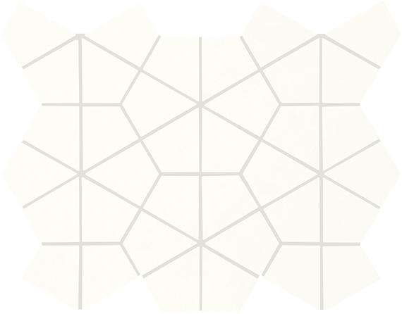Stagecraft Matte Arctic White Kaleidoscope 6X6 Matte