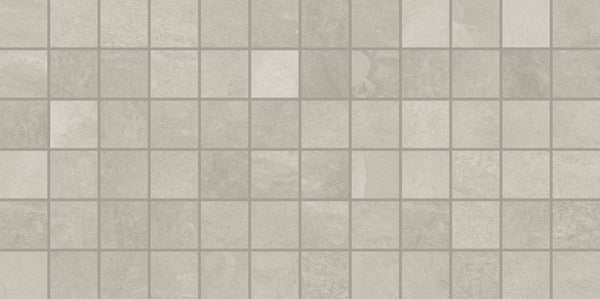 Industrial Park Light Gray Square 24X24 Matte