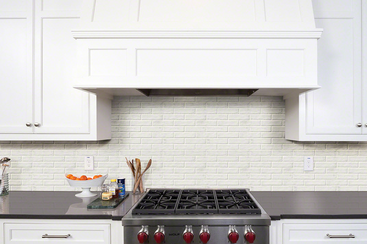 Brickstone White Porcelain Tile