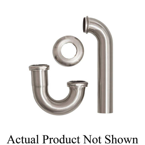 Tubular P-Trap, 1-1/2 in, 17 ga, Polished Brass