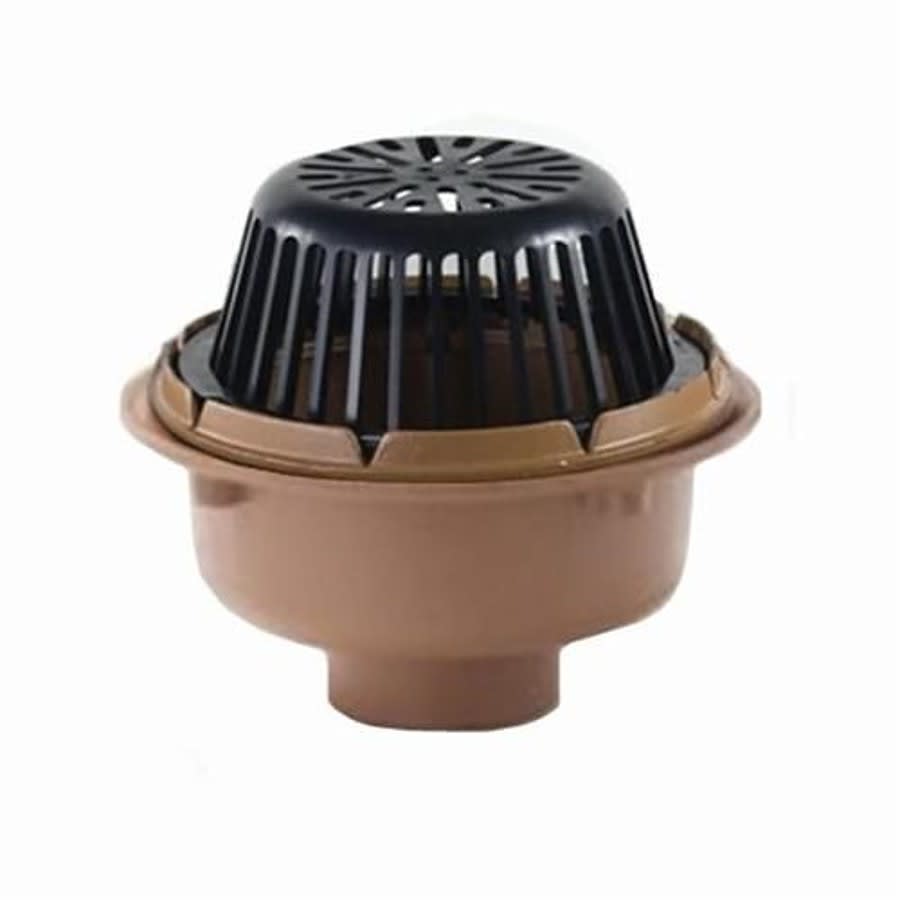 1310 Roof Drain Body, 12 in Dia, 3 in Outlet, No Hub