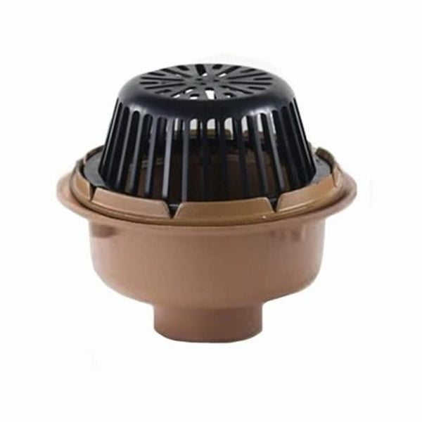 1310 Roof Drain Body, 12 in Dia, 3 in Outlet, No Hub