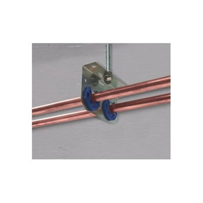Single Line Support Bracket, 25 lb, Cold Rolled Steel, Galvanized