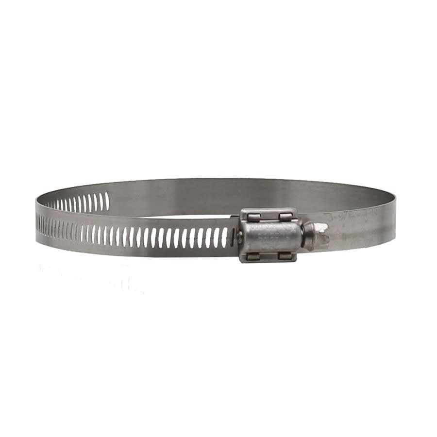87 Series Hose Clamp, 3-9/16 to 4-1/2 in, Clamping, #64 Trade, 301 Stainless Steel Band, 305 Stainless Steel Bolt