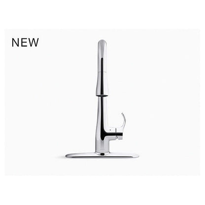 Simplice® Kitchen Touchless Faucet, Deck Mount, ADA, 1 Lever Handle, 1 or 3-Hole, Polished Chrome