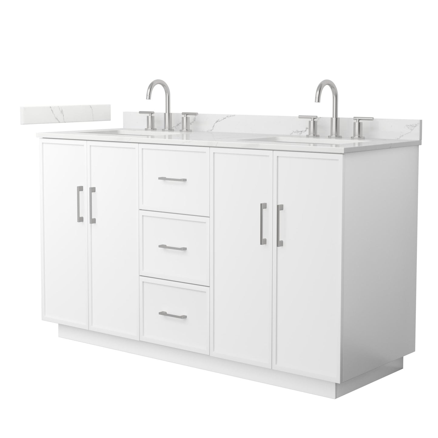 Elan Double Bathroom Vanity with Toe Kick - 60W x 35H x 22D