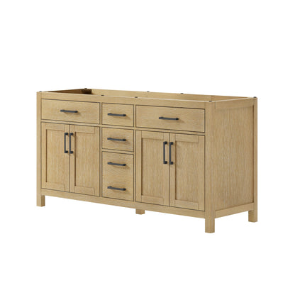 Beckett Double Bathroom Vanity - 65W x 34.25H x 21.5D