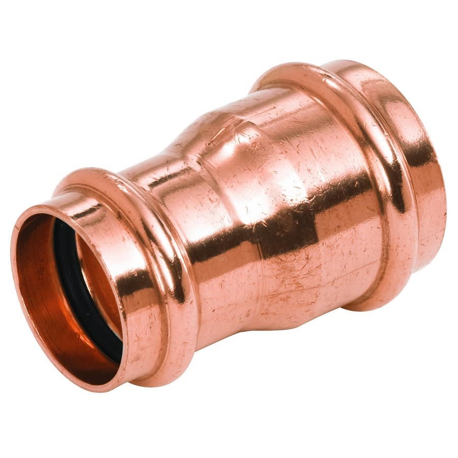 Reducer Coupling, 1 x 3/4 in, Press, Copper