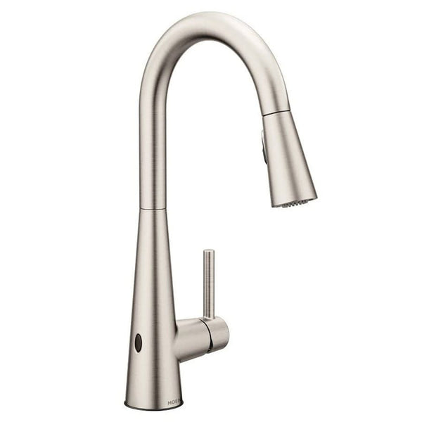 Sleek™ MotionSense wave™ Kitchen Touchless Faucet, Deck Mount, ADA, 1 Lever Handle, 1 or 3-Hole, Spot Resist Stainless
