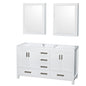 Sheffield Double Bathroom Vanity - 59W x 35H x 21.5D