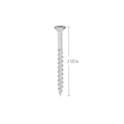 #10 x 2-1/2 in. Stainless Steel Star Drive Flat-Head Wood Deck Screw