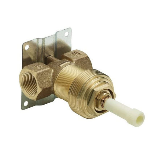 Rough-In Valve, 3/4 in, IPS, 60 psi, 13 gpm, Brass Body