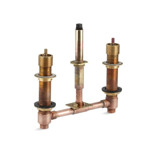 High Flow Valve With Rigid Connections, 1/2 in Inlet, Brass Body