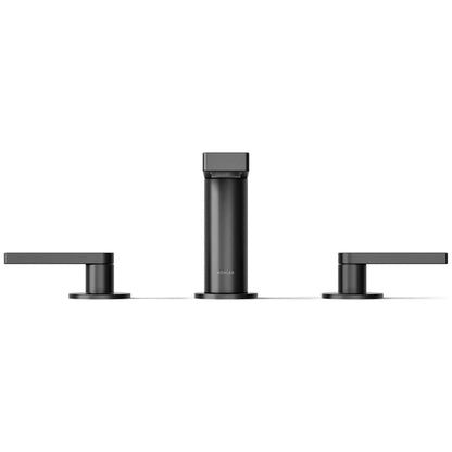 Composed Widespread Bathroom Faucet with Lever Handles - Pop Up Included