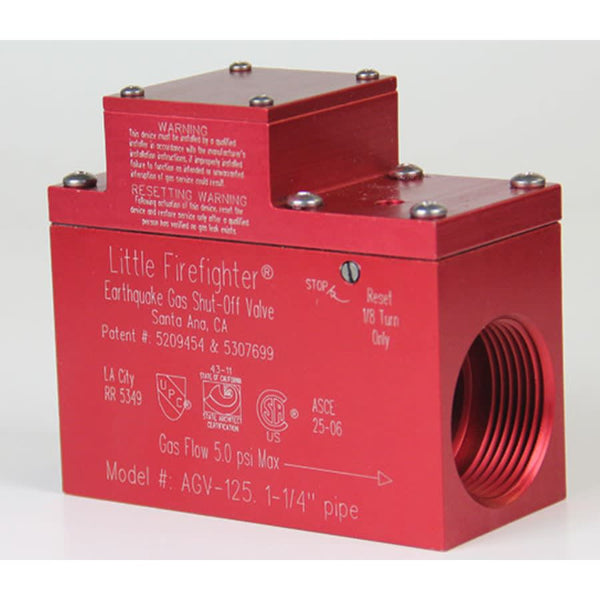 Horizontal Earthquake Valve, 3/4 in, FNPT