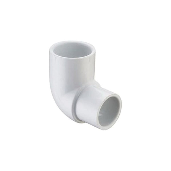 90 deg Elbow, 1-1/4 x 1 in, Socket, SCH 40/STD, PVC