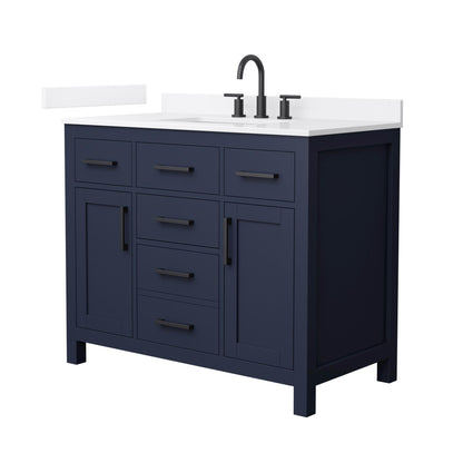 Beckett Single Bathroom Vanity - 42W x 35H x 22D