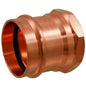 Female Adapter, 1 in, Press x FNPT, Copper
