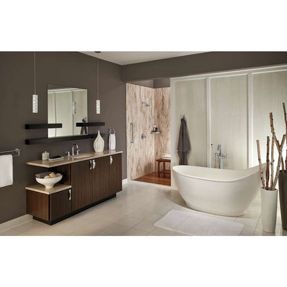 Trinsic Floor Mounted Tub Filler with Integrated Diverter and Hand Shower - Less Rough In