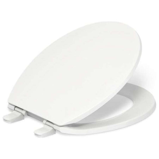 Brevia Round-Front Quiet-Close Toilet Seat