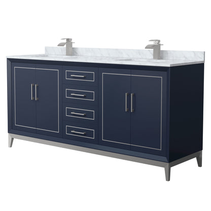 Marlena Double Bathroom Vanity - 72W x 35.25H x 22D