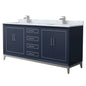 Marlena Double Bathroom Vanity - 72W x 35.25H x 22D