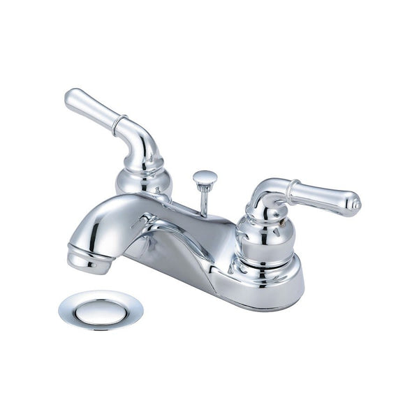 Accent Centerset Lavatory Faucet, ADA, 2 Handle, 2-Hole, 1.2 gpm, Polished Chrome