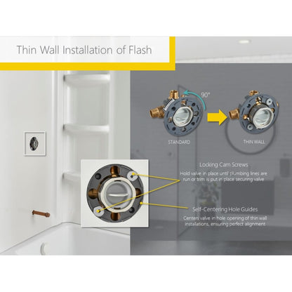 Townsend Shower Only Trim Package with 2.5 GPM Single Function Shower Head