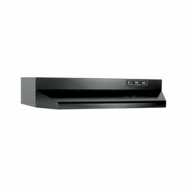 Range Hood, 30 in W, Black