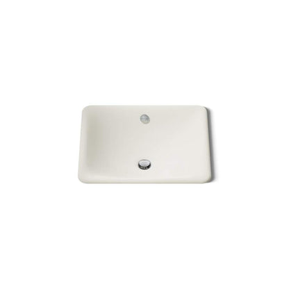 Iron Plains 18-9/16" Drop In Enameled Cast Iron Bathroom Sink with Overflow