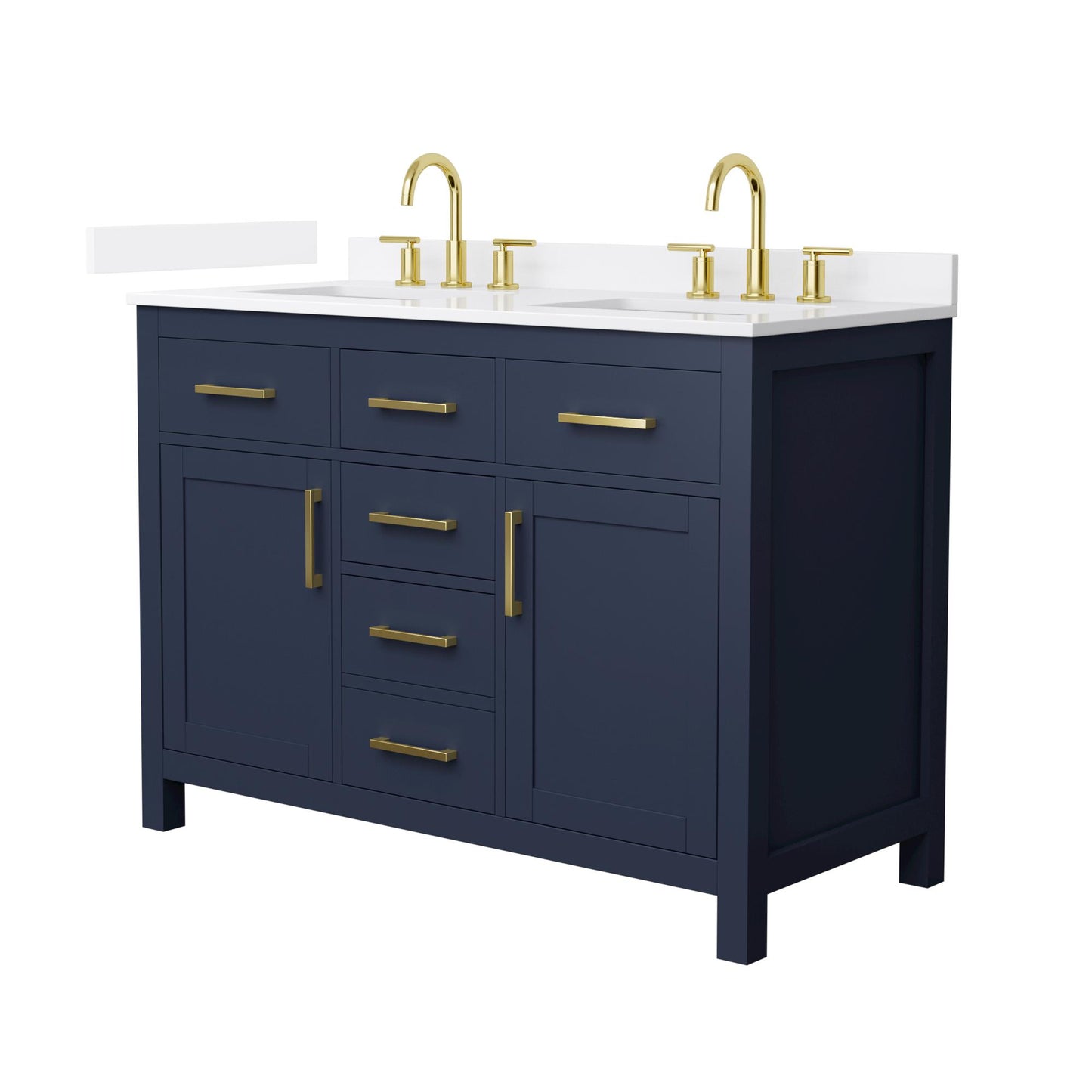Beckett Double Bathroom Vanity - 48W x 35H x 22D