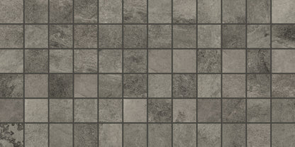 Slate Attache Meta Dark Gray Straight Joint 2X2 Matte