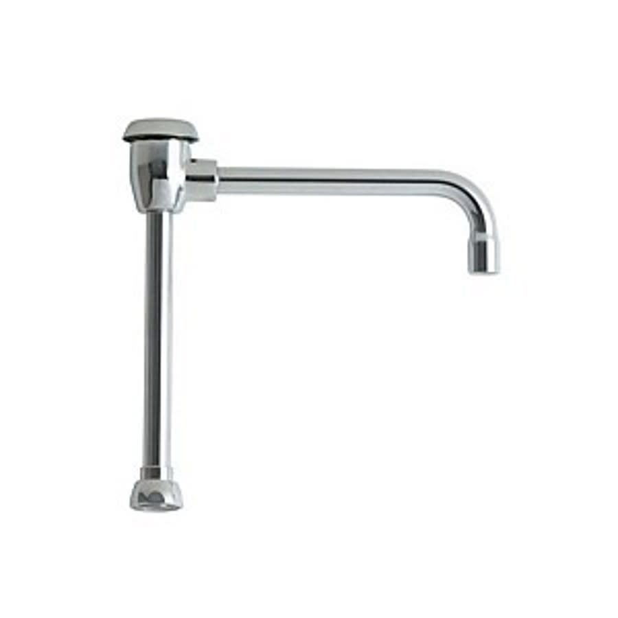 Rigid/Swing Gooseneck Spout With Atmospheric Vacuum Breaker, 8 in L, Polished Chrome