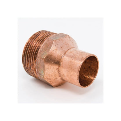 Male Adapter, 1-1/4 x 1-1/2 in, C x MNPT, Copper