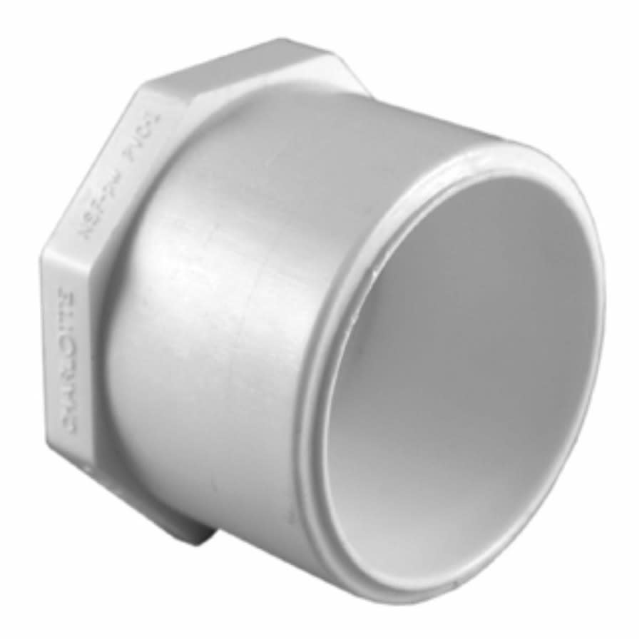 Plug, 1-1/2 in, Spigot, SCH 40/STD, PVC
