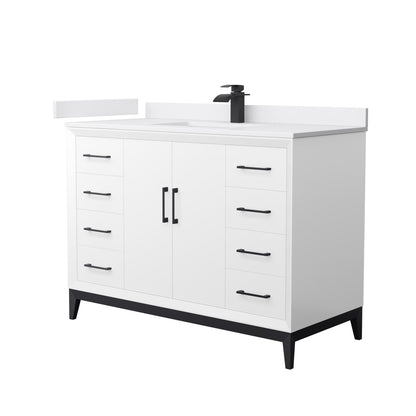 Amici Single Bathroom Vanity - 48W x 35.25H x 22D