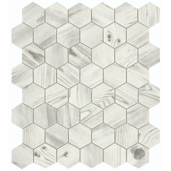ECHO WHITE 2" HEX MO/12X14