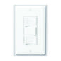 WhisperControl EcoSwitch 3-Function Bath Fan Switch, 120 VAC, 15 A, On/Off Operational Mode, White
