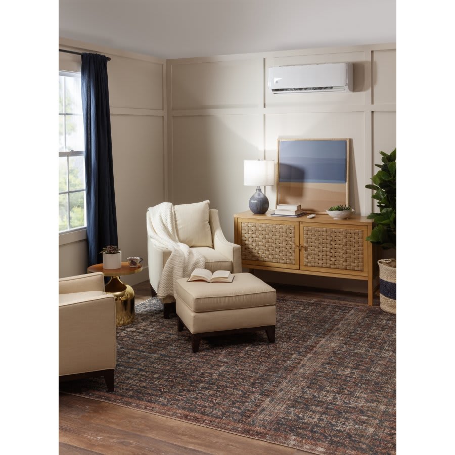 Indoor Mini Split, 10 HSPF, 12 Kbtu/hr Heating, 12 Kbtu/hr Cooling, 208-240 VAC, 18 SEER, 11 EER