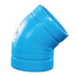 Blueline™ Acid Waste 45 deg Elbow, 6 in, Polypropylene