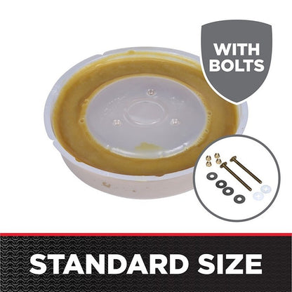 3 or 4 in Johni-Ring® Regular Wax Ring with Johni-Bolts®, Combo Pack